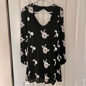 Free People Mini Dress / Tunic Black & White